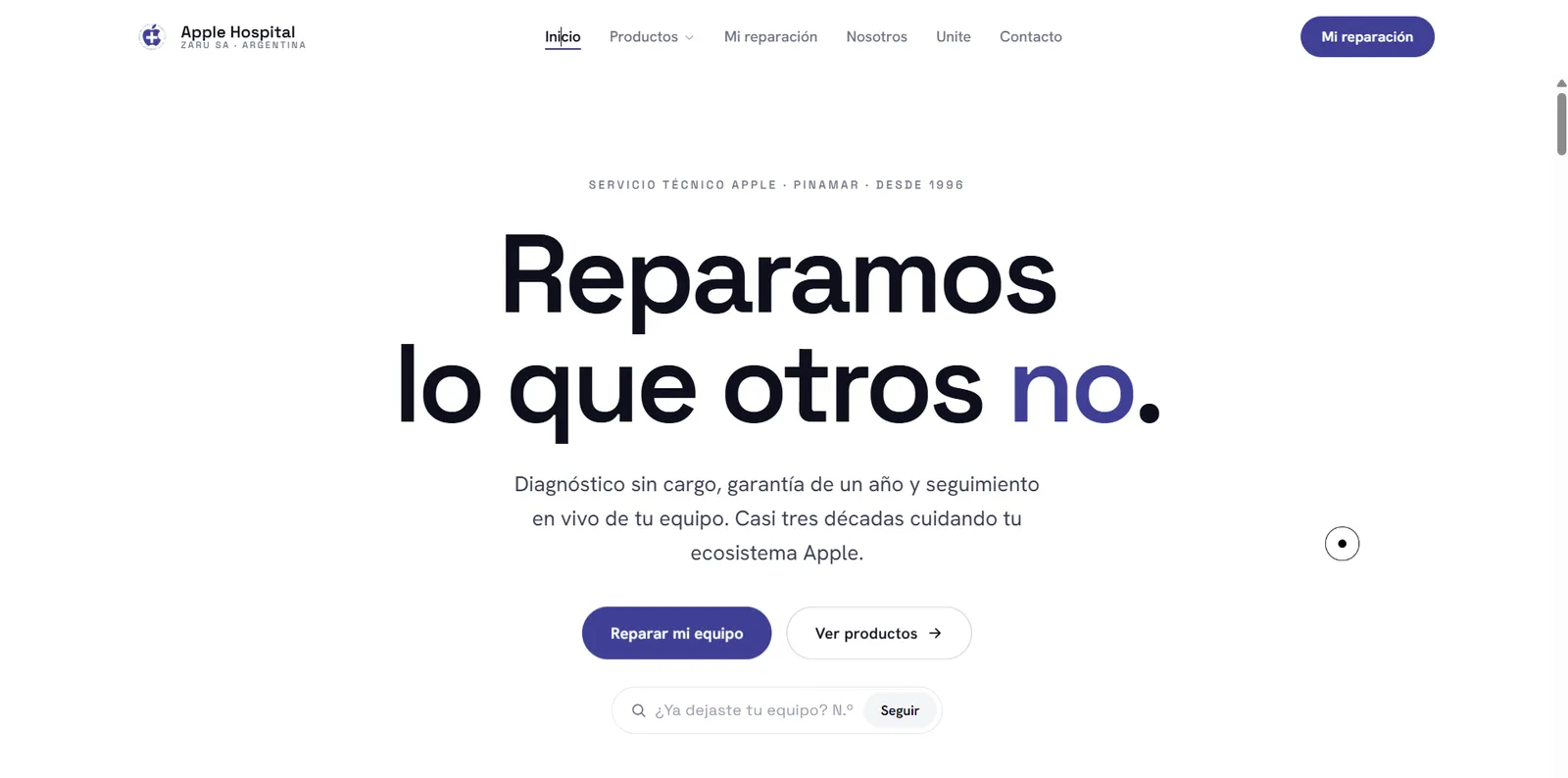 Apple Hospital — sitio web